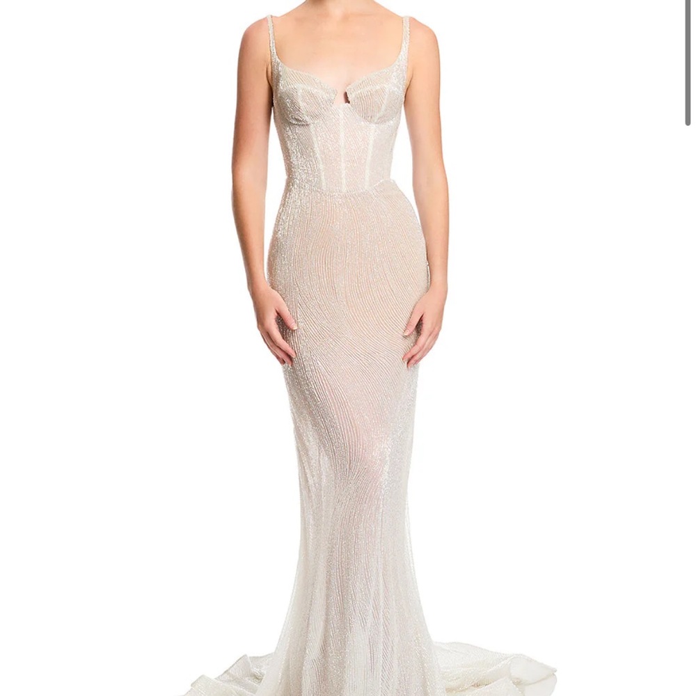 Chosen by KYHA beaded sample gown